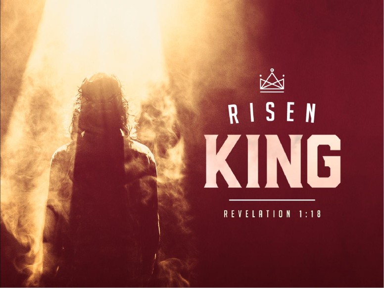Risen King Easter Church Sermon PowerPoint