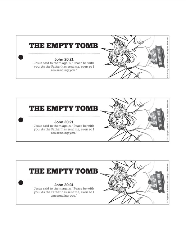 John 20 The Empty Tomb Bible Bookmarks Thumbnail Showcase