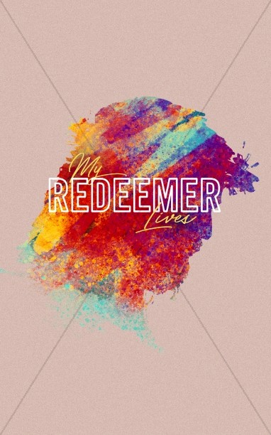 My Redeemer Lives Church Easter Bulletin Thumbnail Showcase