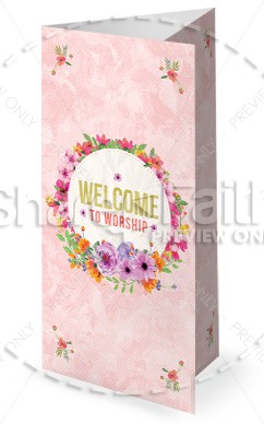 Happy Mother's Day Thank You Mom Trifold Bulletin Cover Thumbnail Showcase