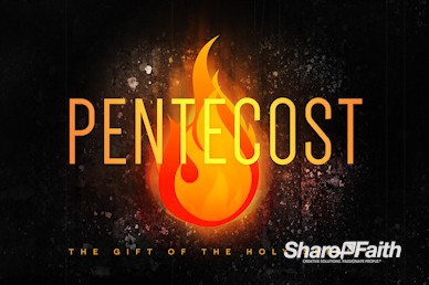 Pentecost Gift Of The Holy Spirit Church Motion Graphic