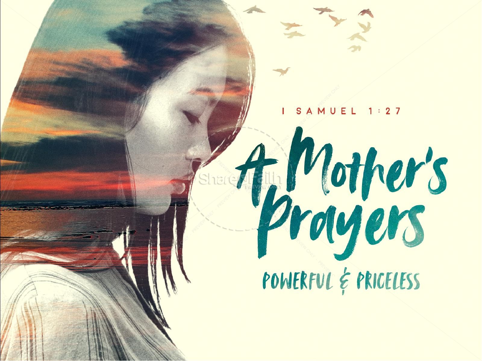 A Mother's Prayers Sermon PowerPoint