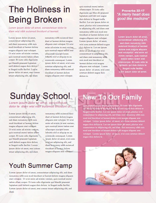 Celebrating Mother's Day Church Newsletter Template | page 2