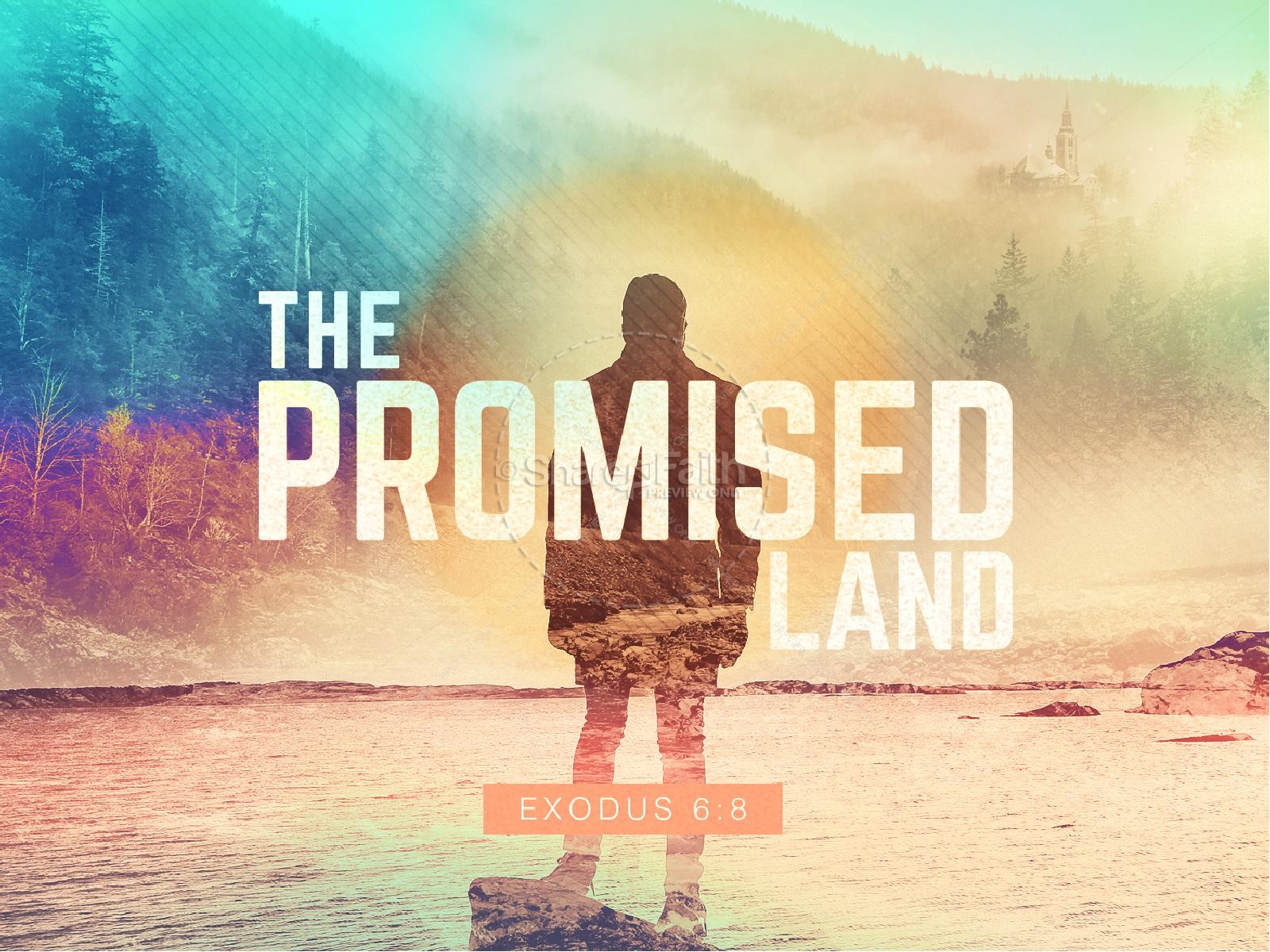 The Promised Land Sermon PowerPoint Thumbnail 1
