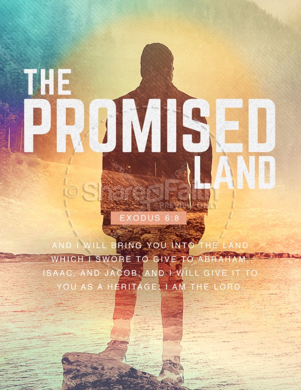 The Promised Land Church Flyer Template Thumbnail Showcase