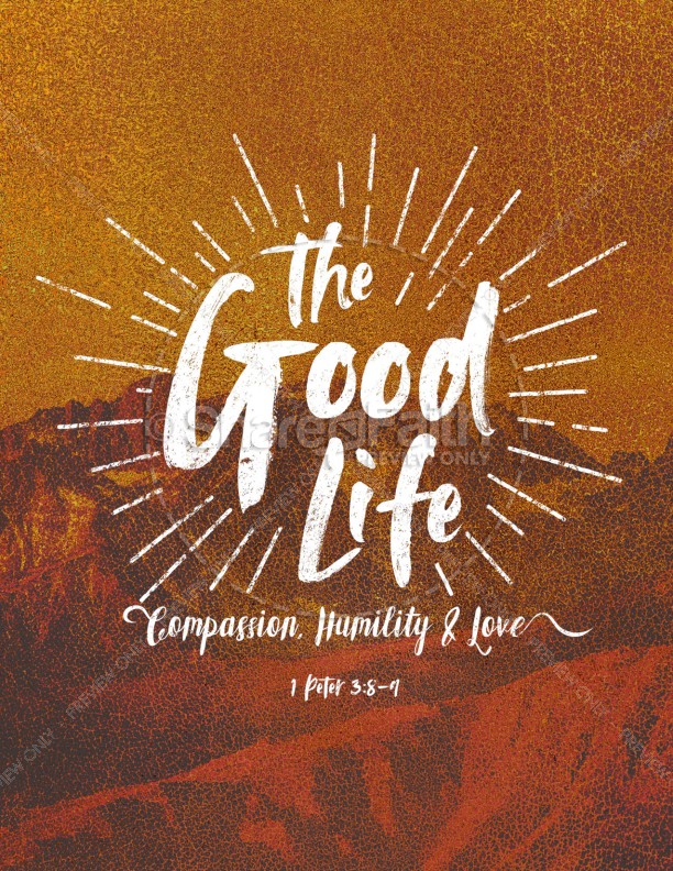 The Good Life Church Flyer Template Thumbnail Showcase