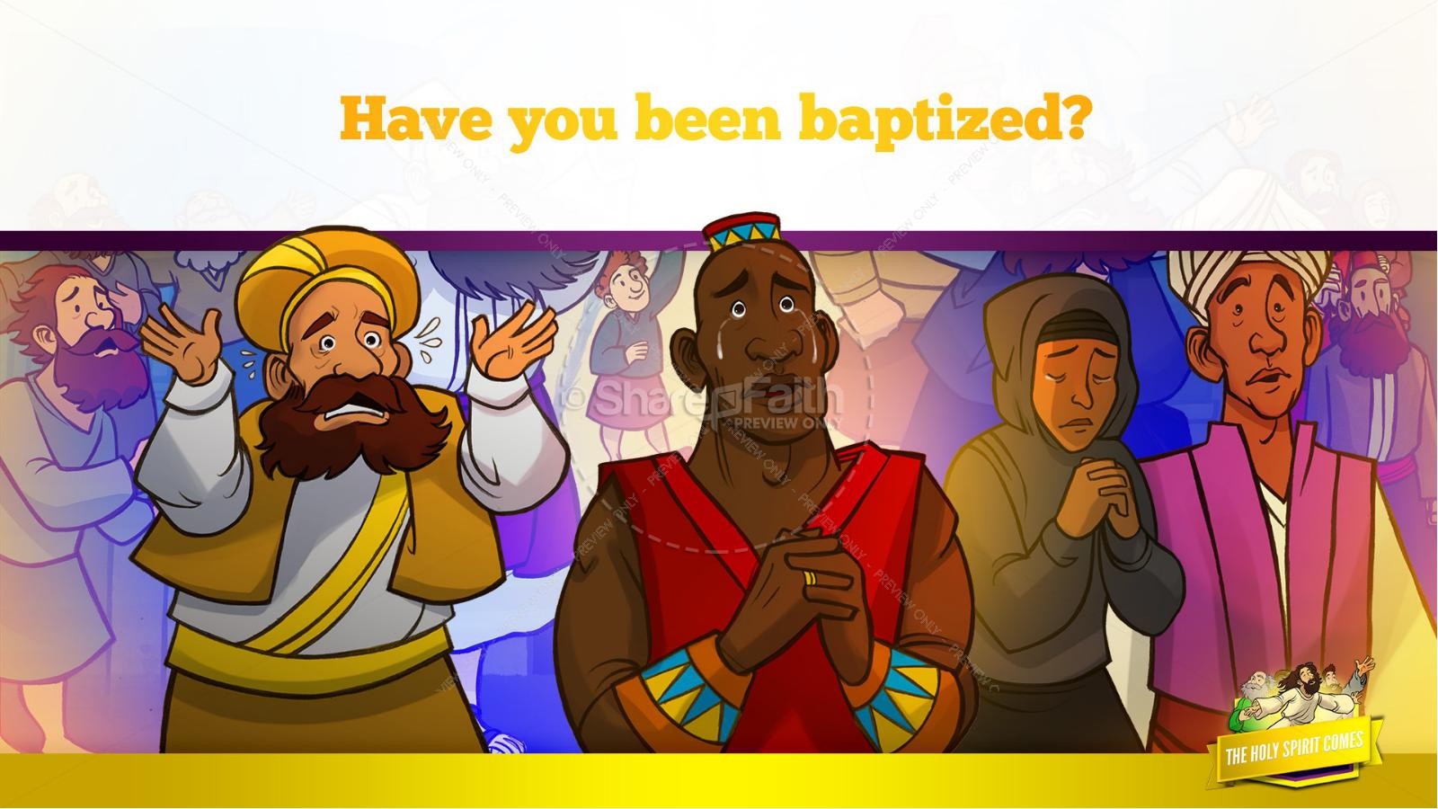 Acts 2 The Holy Spirit Comes Kids Bible Story Thumbnail 33