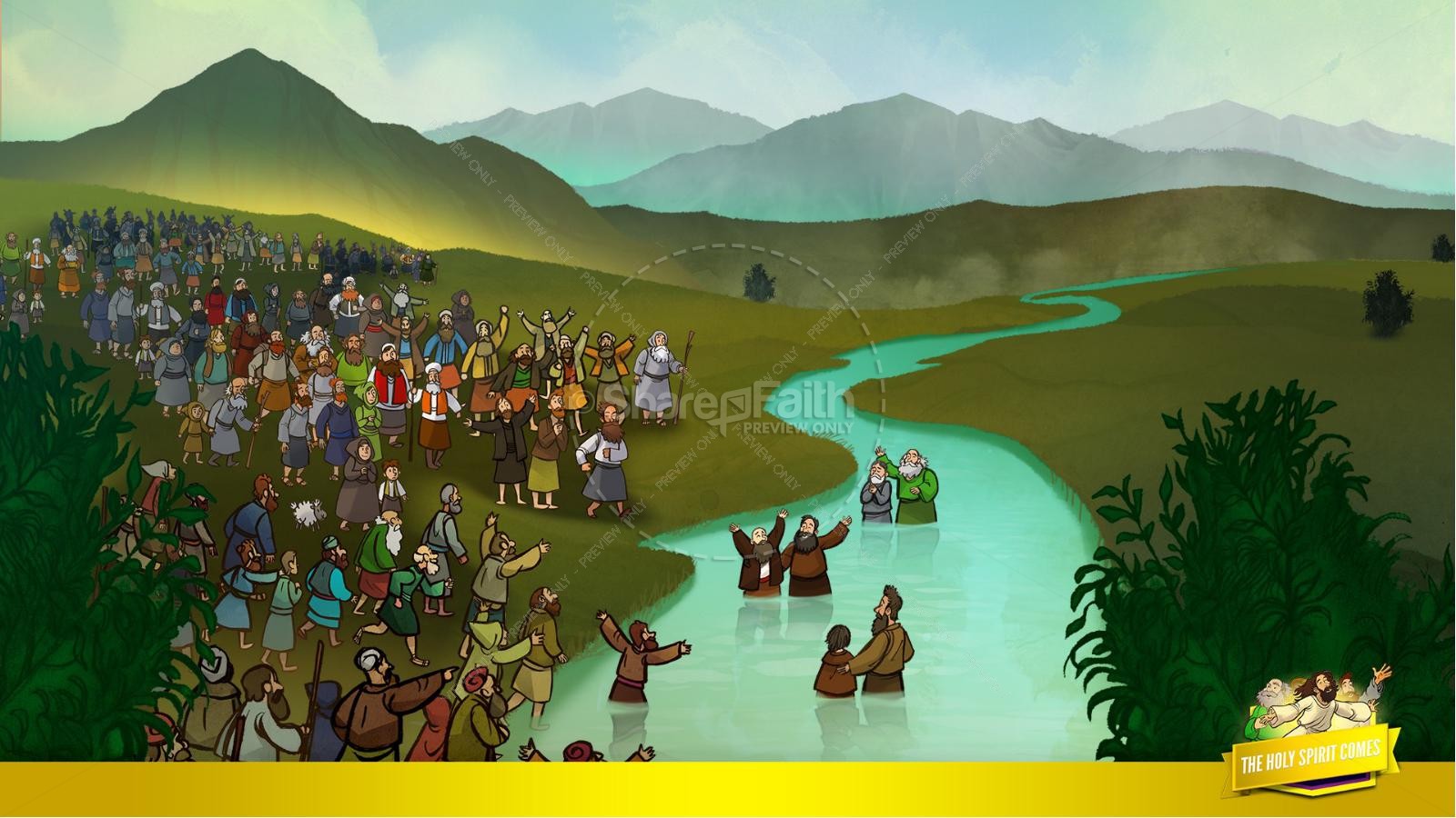 Acts 2 The Holy Spirit Comes Kids Bible Story Thumbnail 34