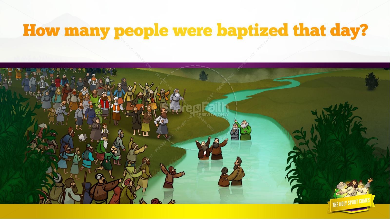Acts 2 The Holy Spirit Comes Kids Bible Story Thumbnail 35