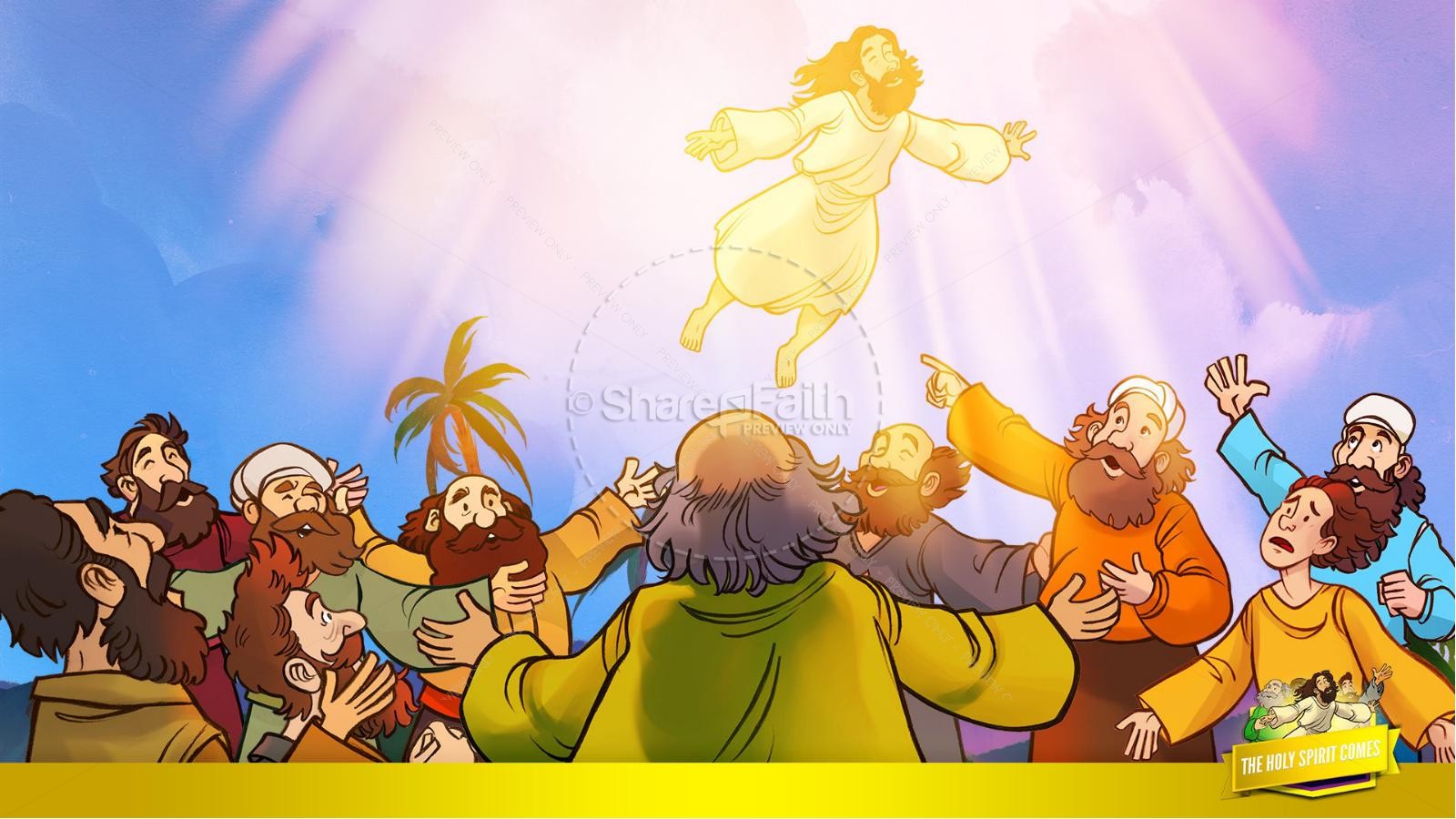 Acts 2 The Holy Spirit Comes Kids Bible Story Thumbnail 10
