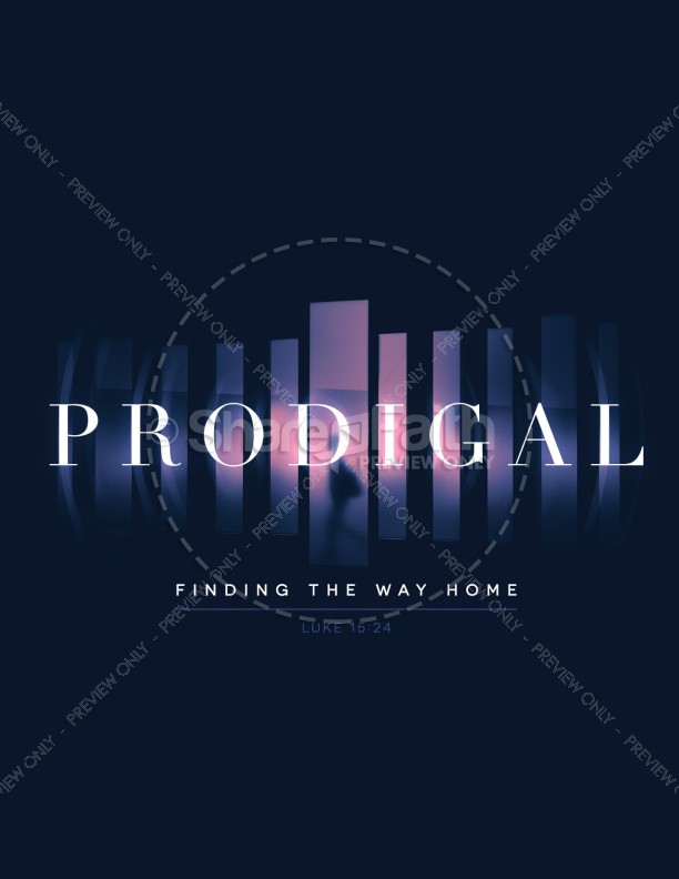 Prodigal Son Church Flyer Template Thumbnail Showcase