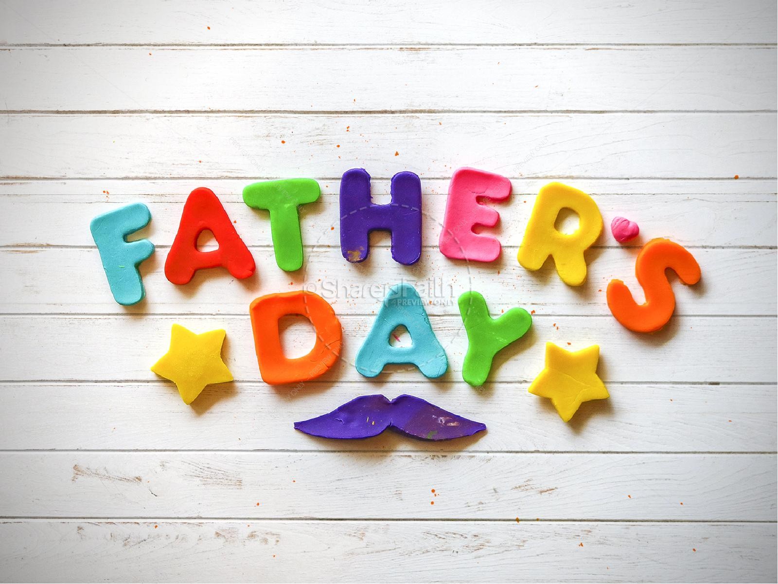Father's Day We Love You Dad Church PowerPoint Thumbnail 5