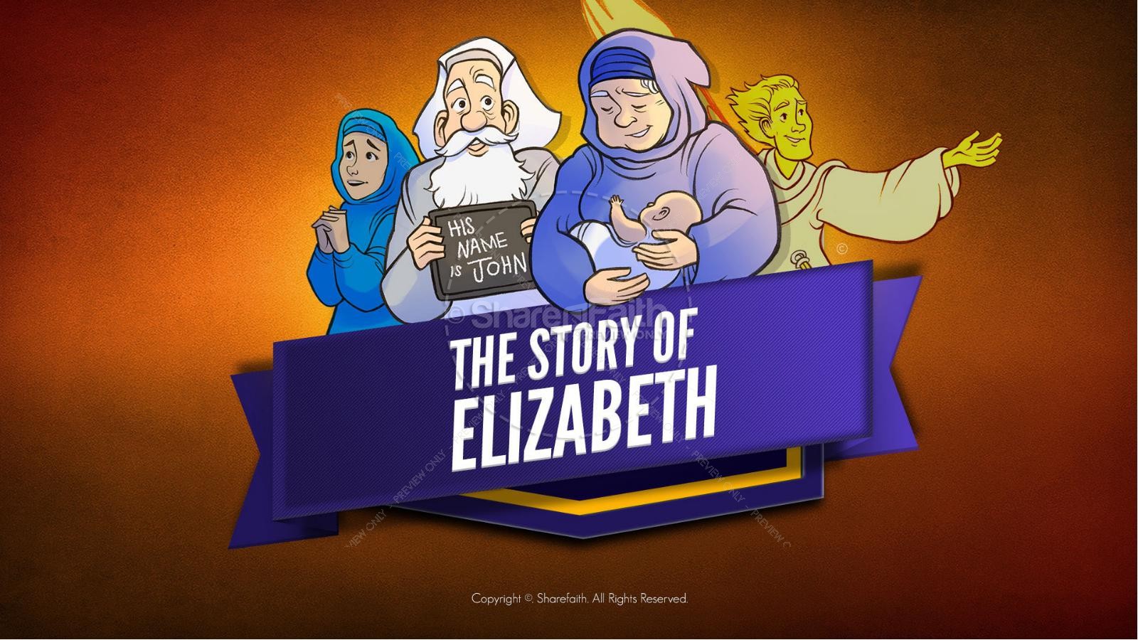 Luke 1 The Story of Elizabeth Kids Bible Story