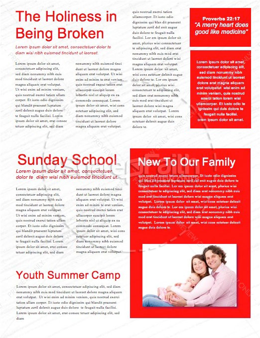 Canada Day Church Newsletter Template | page 2