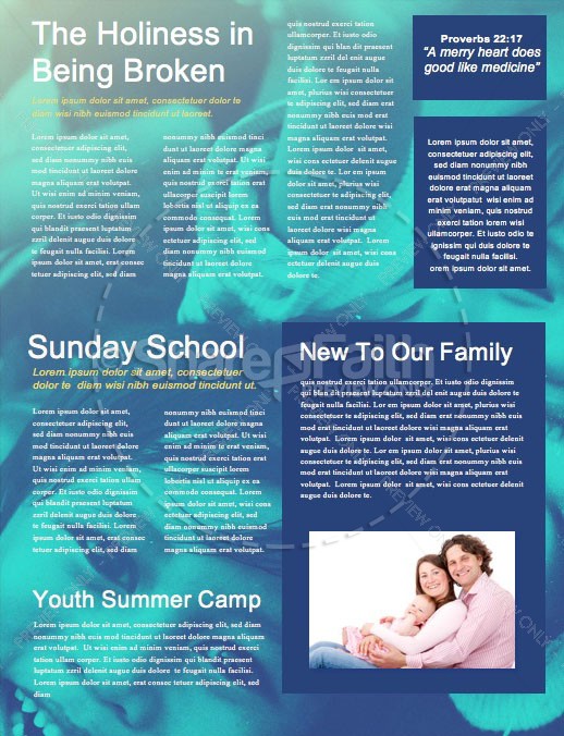 Church Missions Trip Newsletter Template | page 2