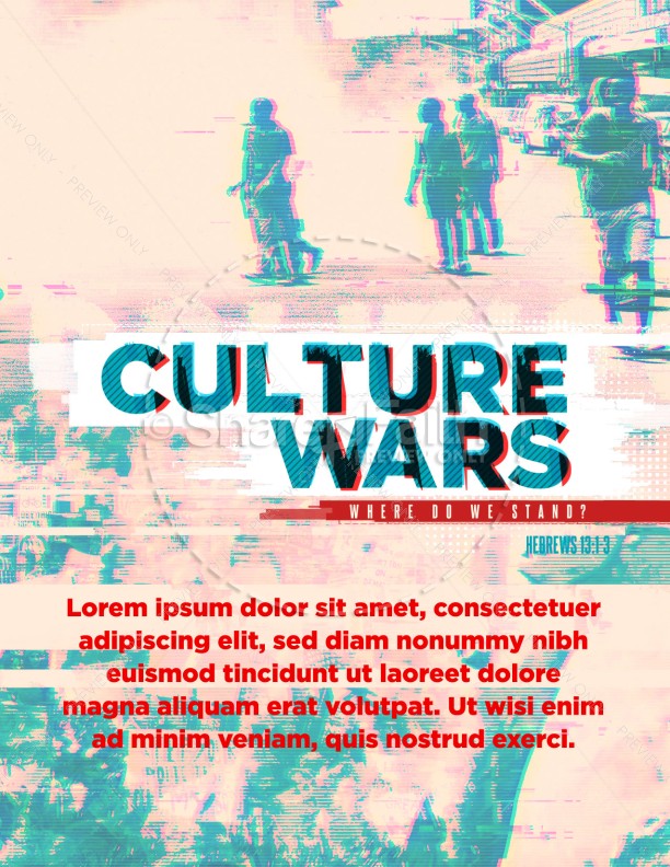 Culture Wars Christian Flyer Template Thumbnail Showcase