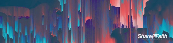 Pixel Bleed Distortion Triple Wide Video Background