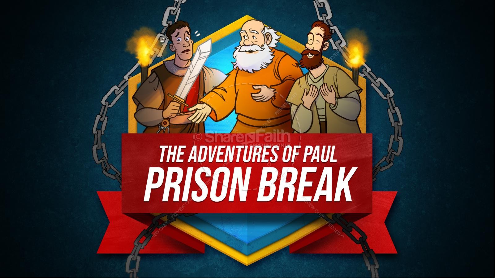Acts 16 Prison Break Kids Bible Story Thumbnail 1