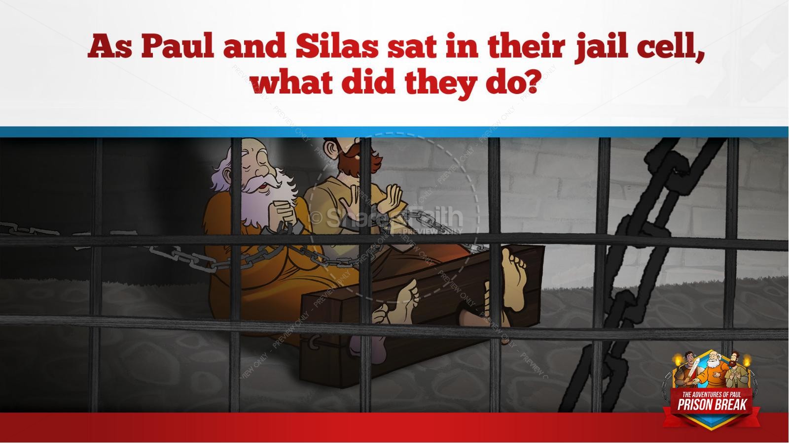 Acts 16 Prison Break Kids Bible Story Thumbnail 23