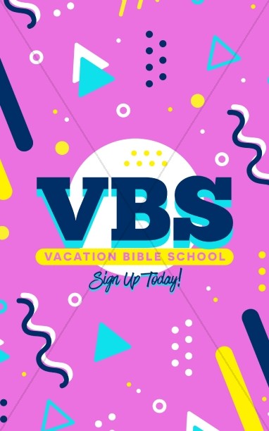 Vacation Bible School Bulletin Template