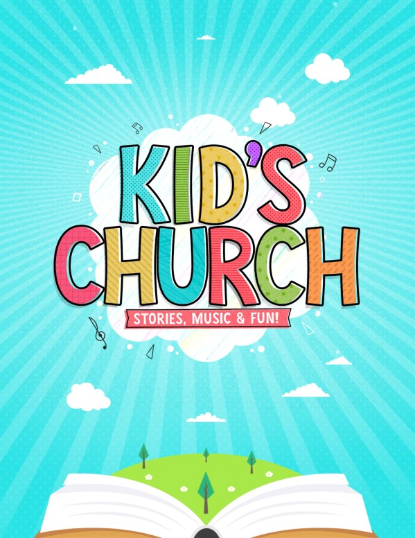 Kid's Church Service Flyer Template