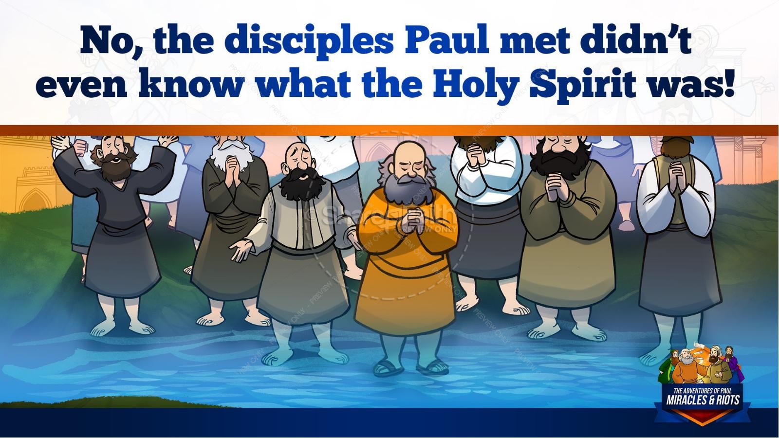 Acts 19 Miracles & Riots Kids Bible Story | slide 12