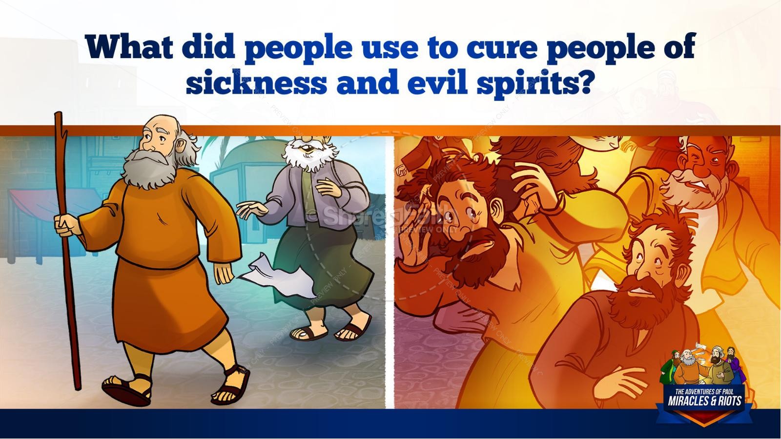 Acts 19 Miracles & Riots Kids Bible Story | slide 19