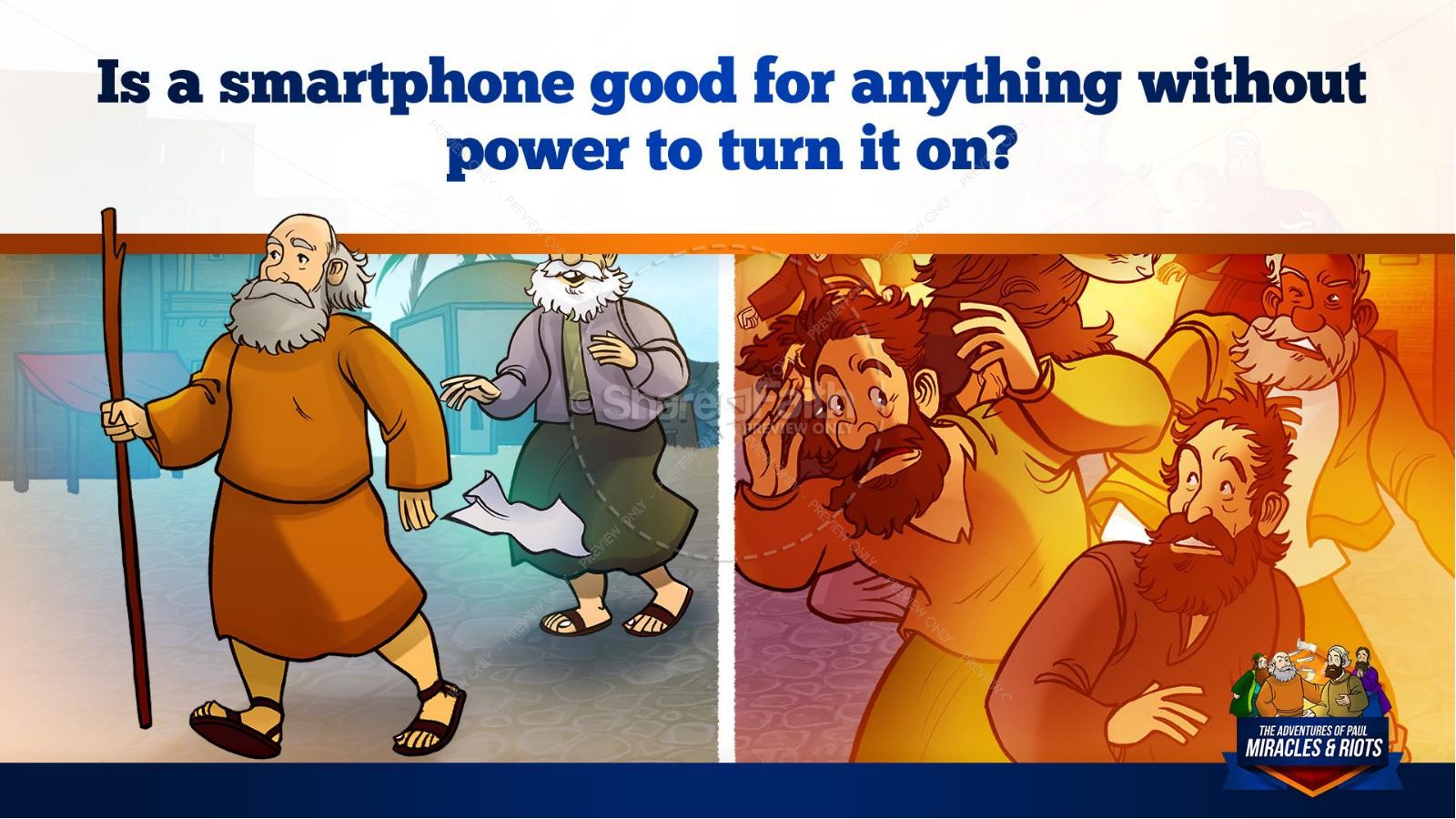 Acts 19 Miracles & Riots Kids Bible Story | slide 21
