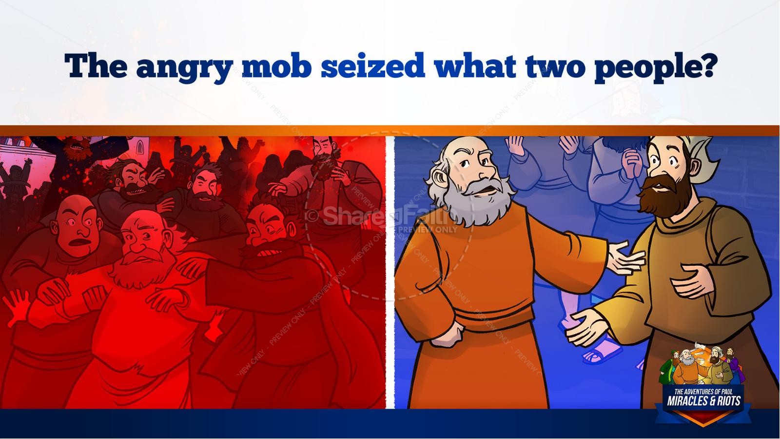 Acts 19 Miracles & Riots Kids Bible Story | slide 31