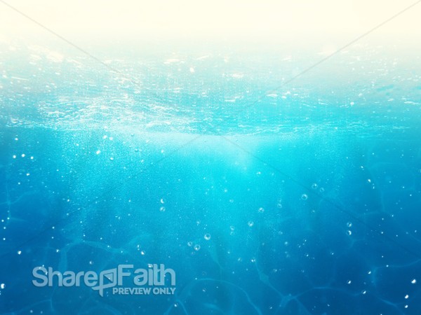 Sparkling Blue Ocean Water Worship Background Clover Media