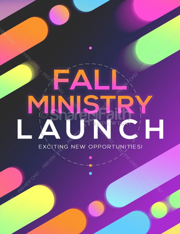 Fall Ministry Launch Church Flyer Thumbnail Showcase