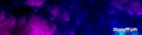 Violet Abstract Clouds Triple Wide Background