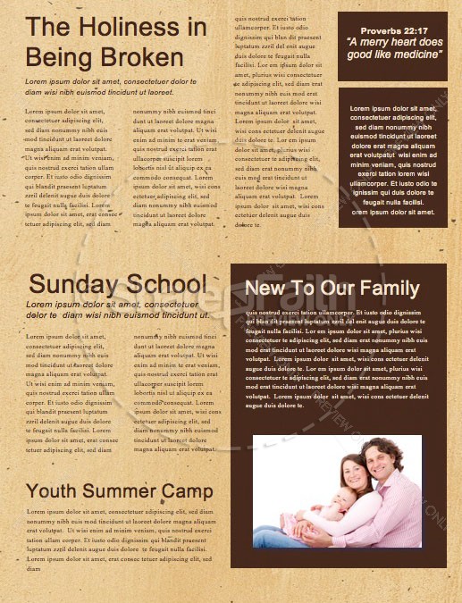 Pastor Appreciation Service Newsletter | page 2