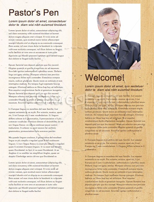 Pastor Appreciation Service Newsletter | page 3