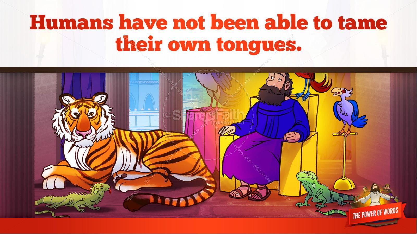James 3 The Power of Words Kids Bible Story Thumbnail 28