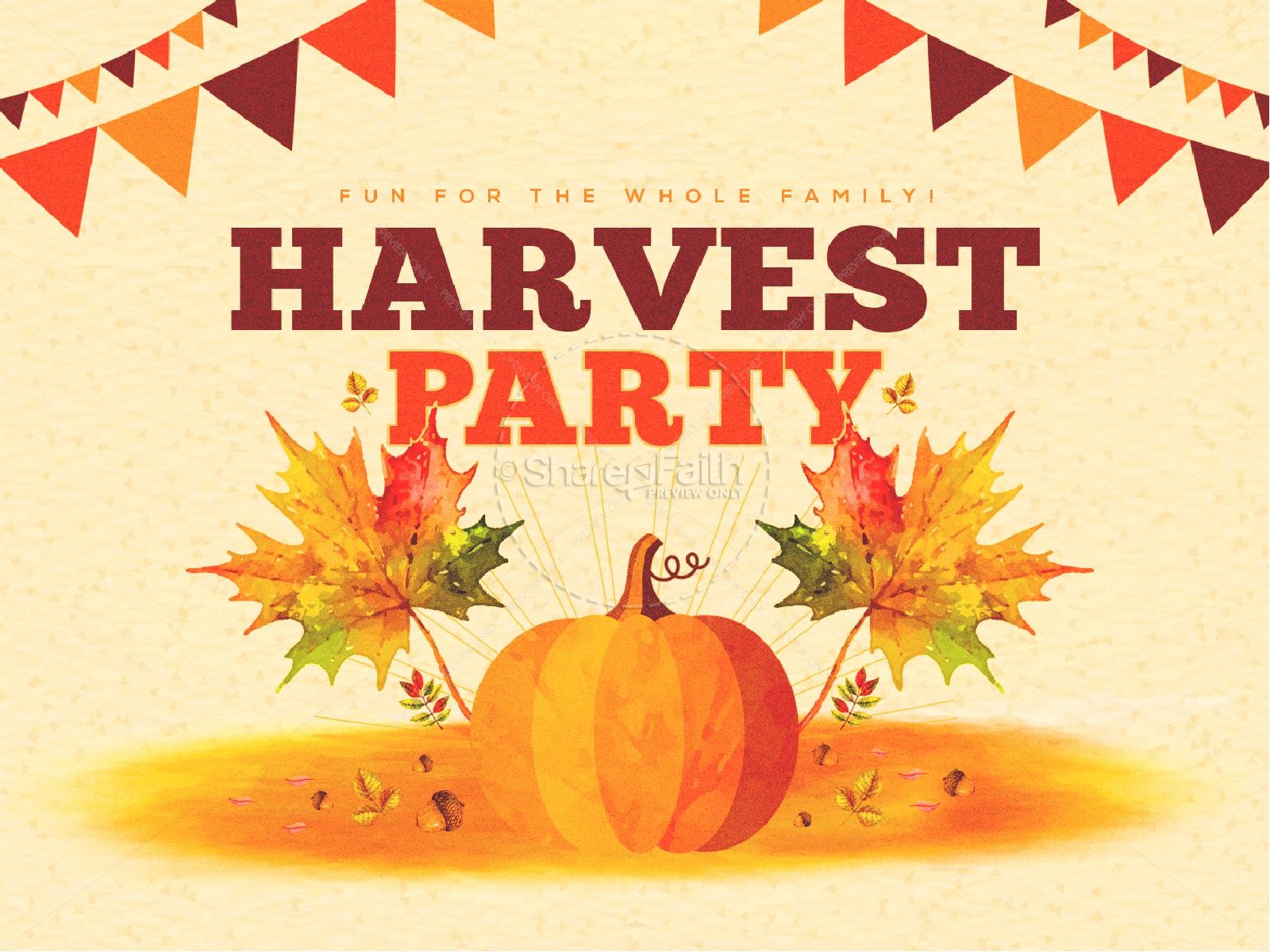 Harvest Party Pumpkin Graphic Thumbnail 1
