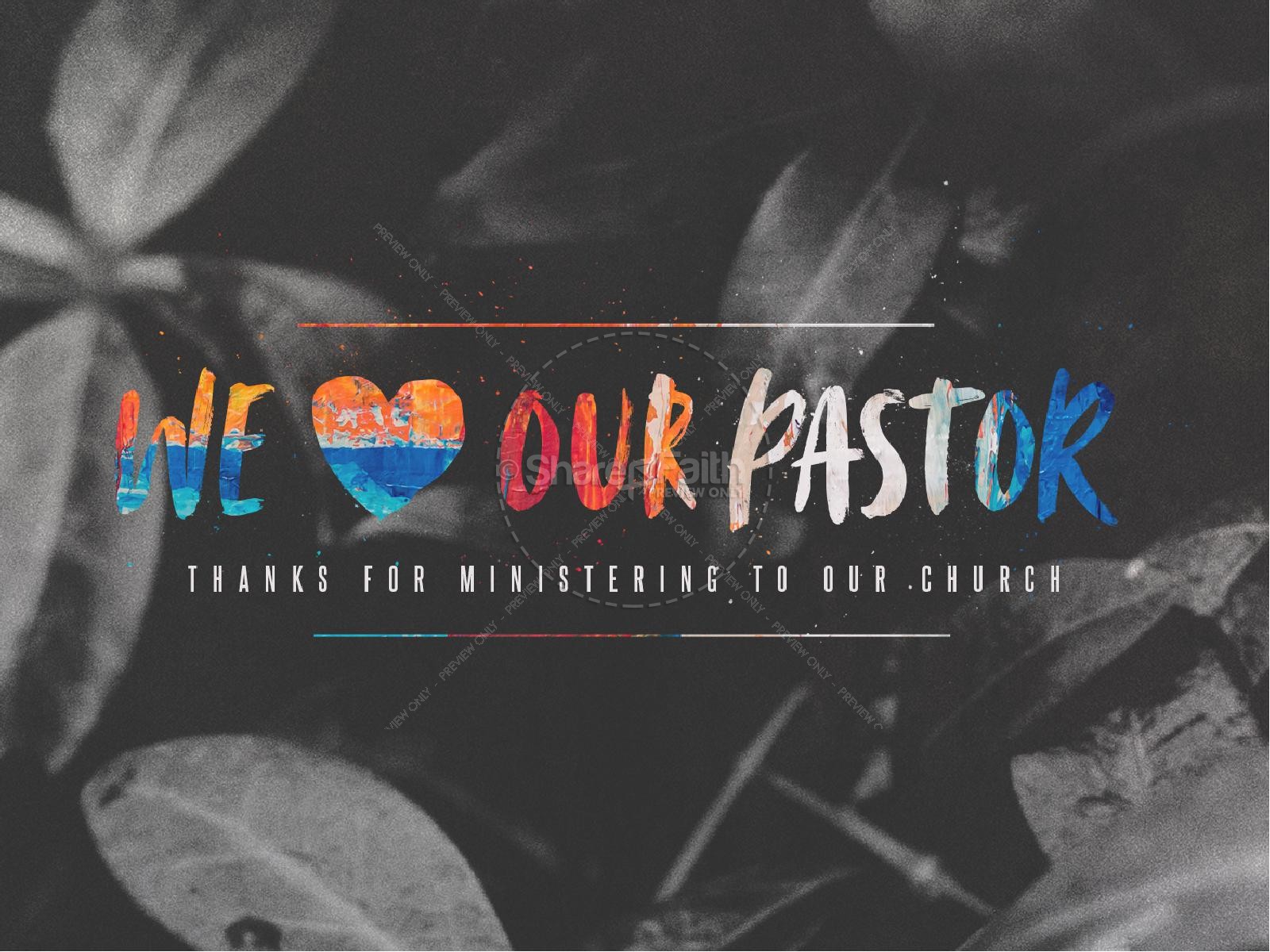 We Love Our Pastors Service Title Graphic Thumbnail 2