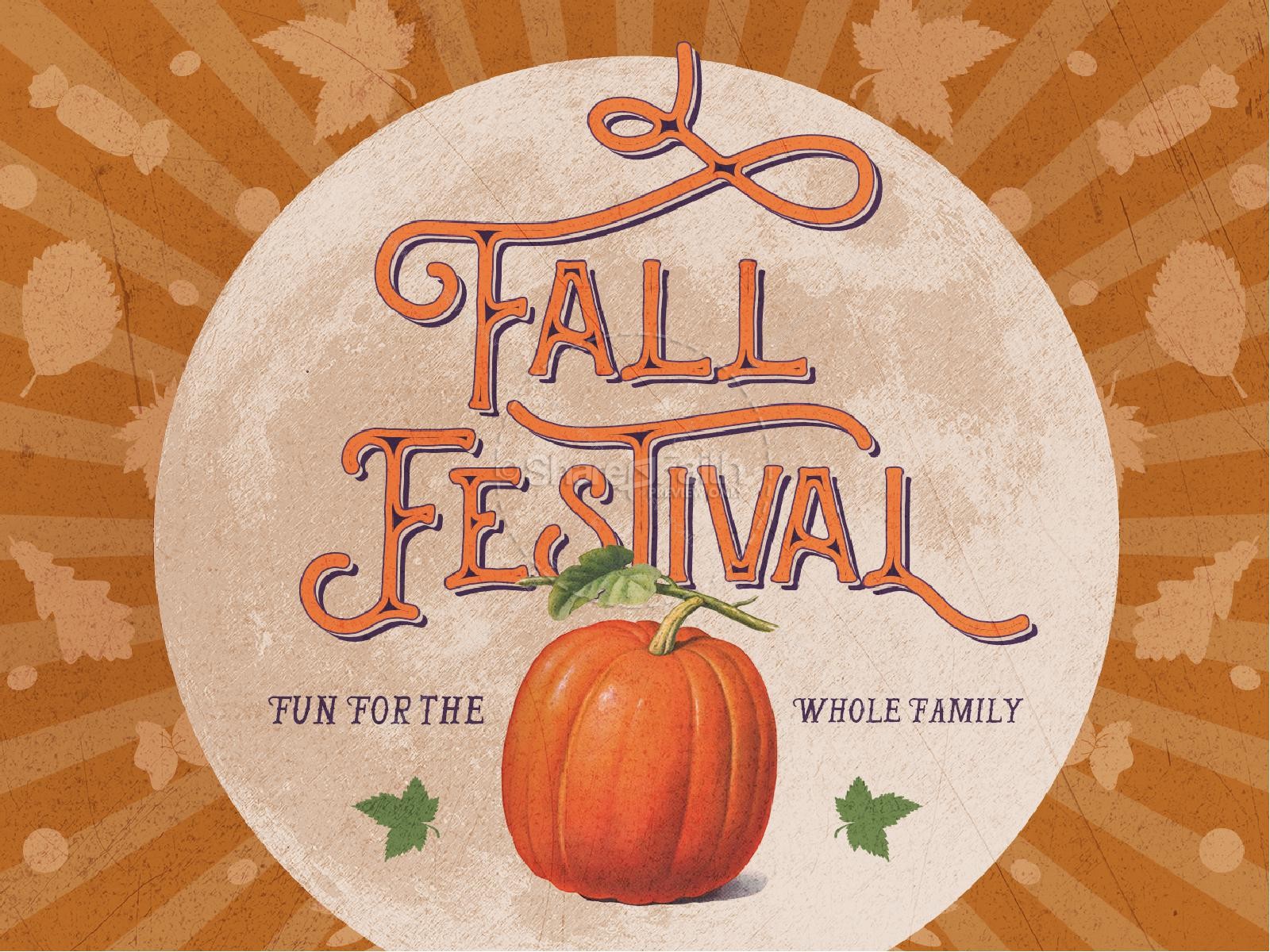 Fall Festival Pumpkin Church Graphic