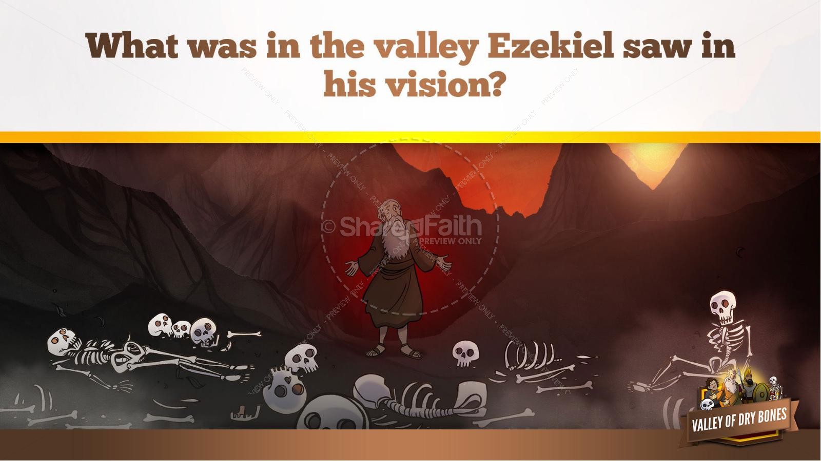 Ezekiel 37 Valley of Dry Bones Kids Bible Story Thumbnail 15