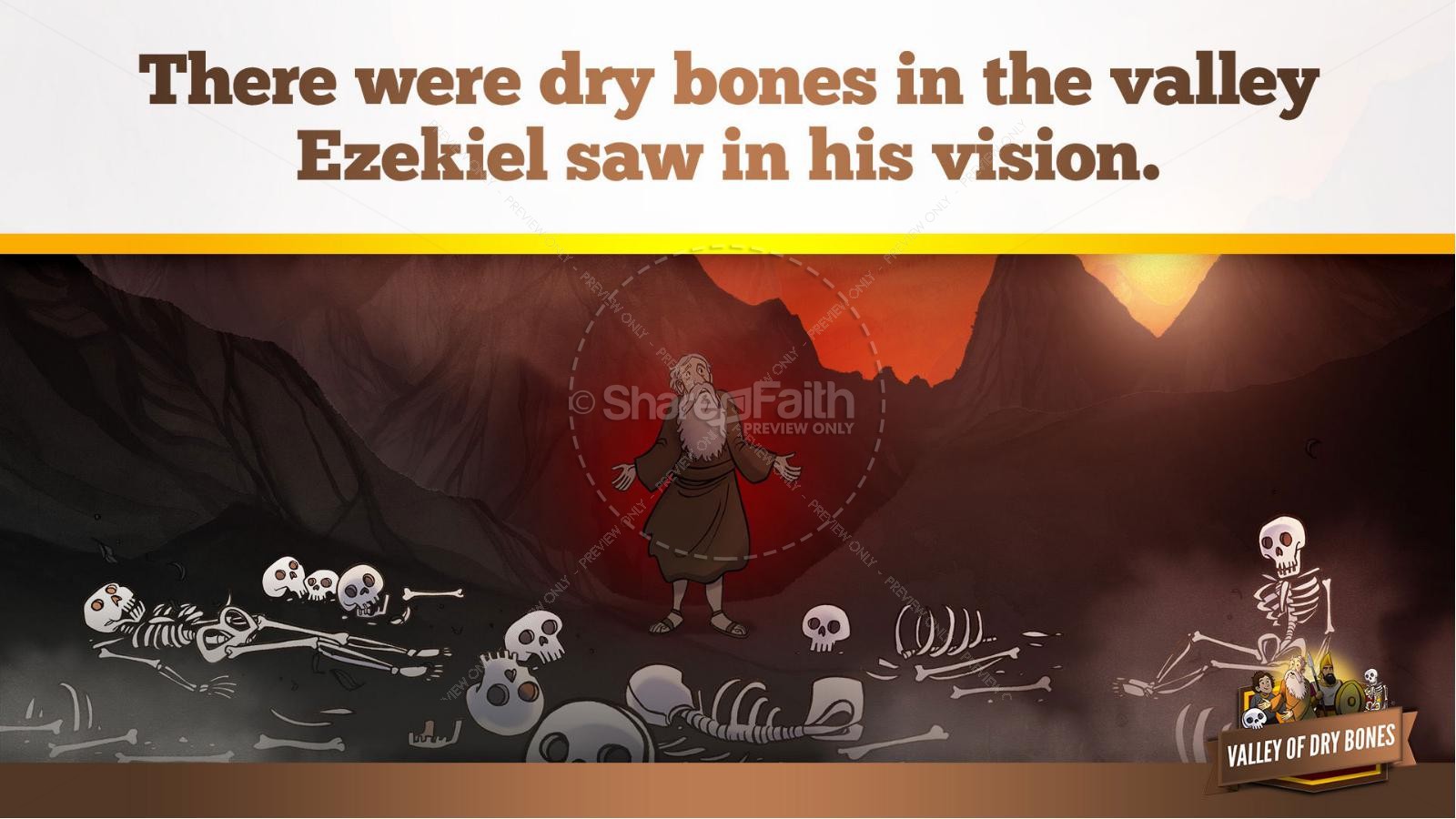 Ezekiel 37 Valley of Dry Bones Kids Bible Story Thumbnail 16