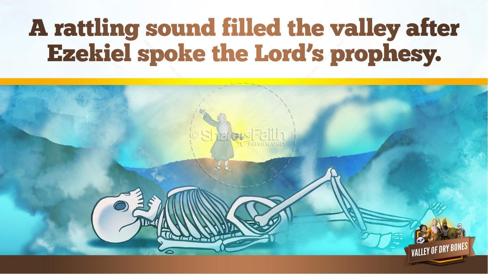 Ezekiel 37 Valley of Dry Bones Kids Bible Story Thumbnail 24