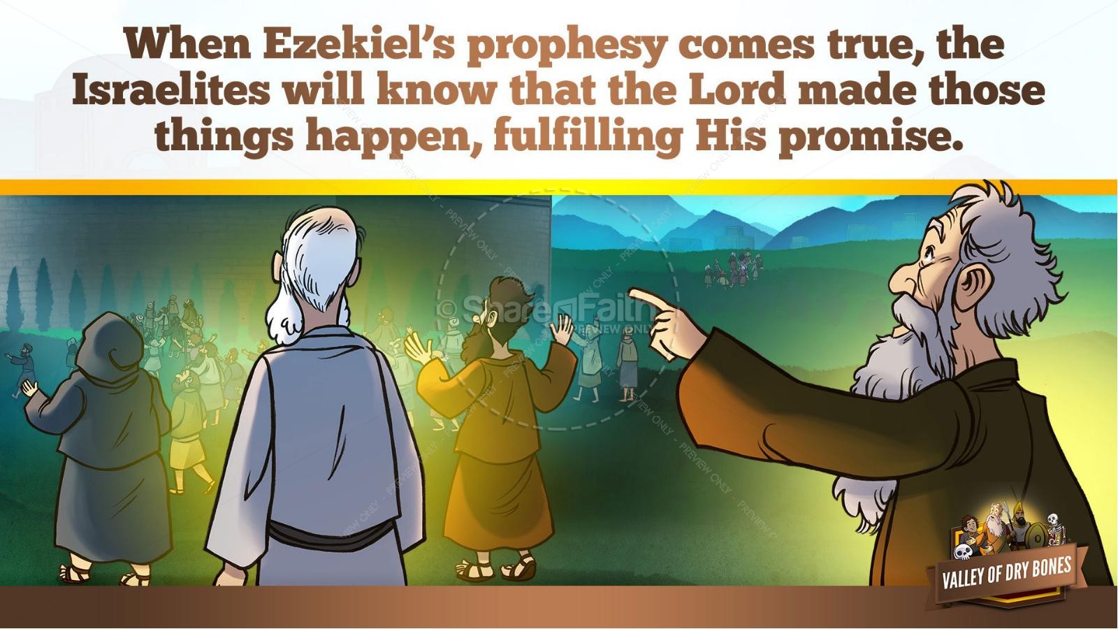 Ezekiel 37 Valley of Dry Bones Kids Bible Story Thumbnail 36