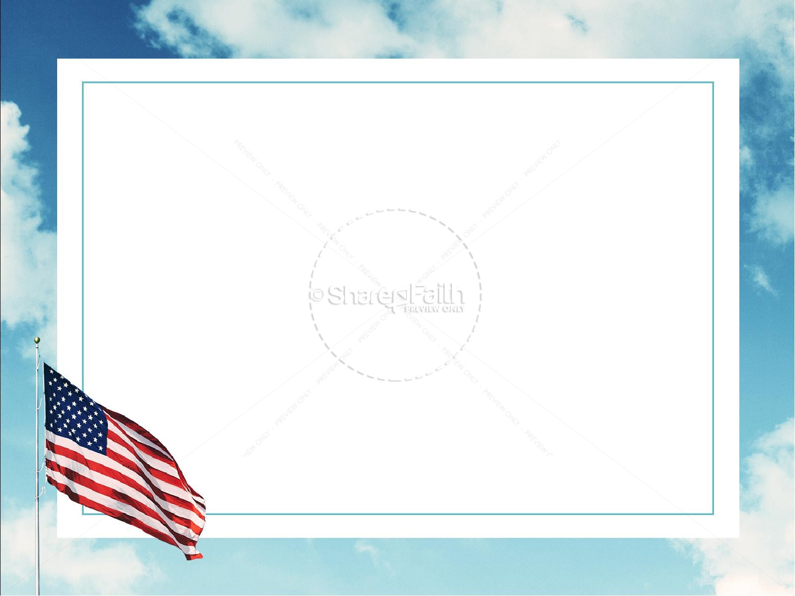 Veterans Day American Flag Graphic Thumbnail 6