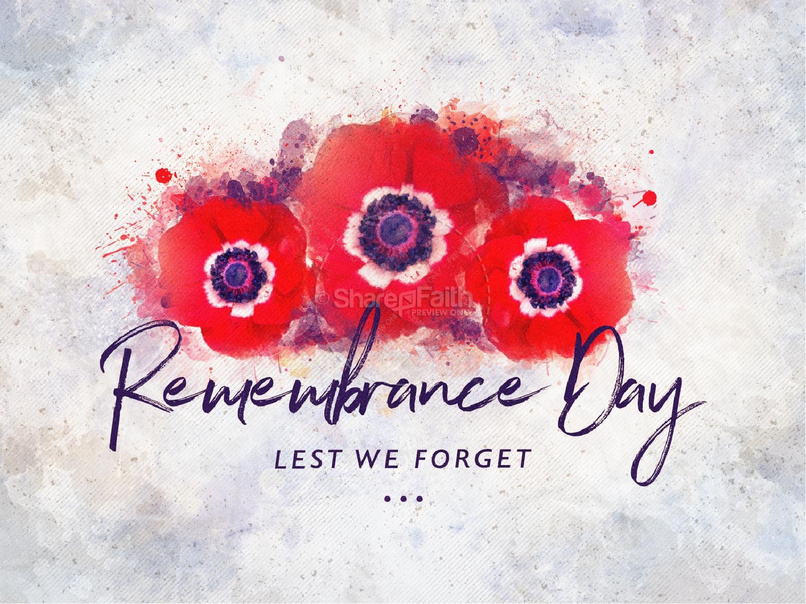 Remembrance Day Service Graphic Thumbnail 1