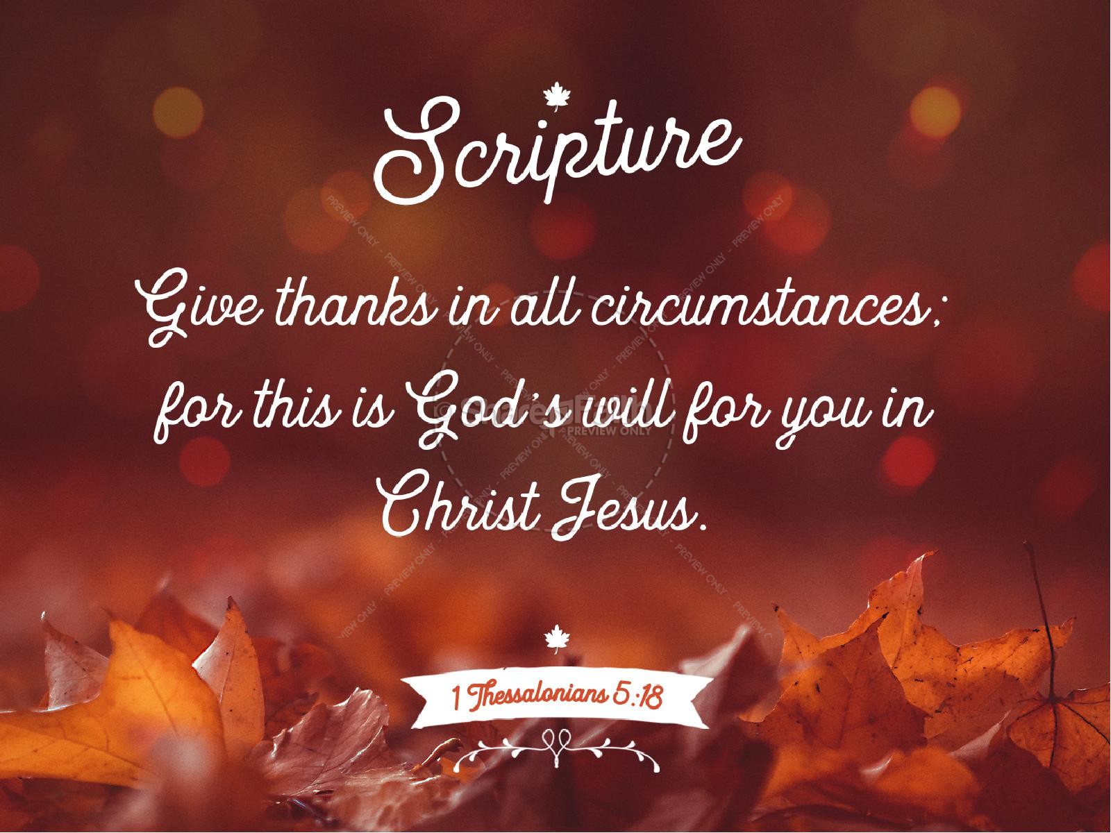 Give Thanks In All Circumstances Graphic Design Thumbnail 4