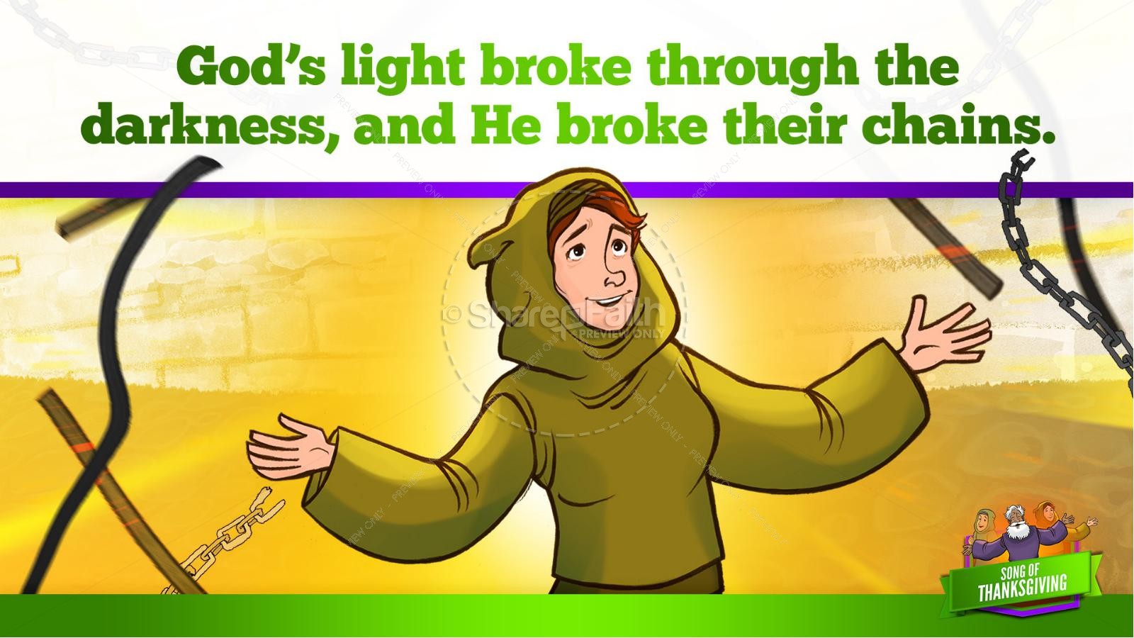 Psalm 107 Song of Thanksgiving Kids Bible Story Thumbnail 20