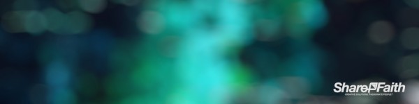 Vibrant Green Bokeh Triple Wide Motion Background