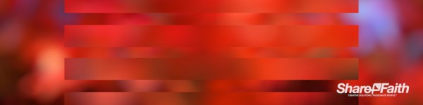 Red Stripe Bokeh Triple Wide Motion Background