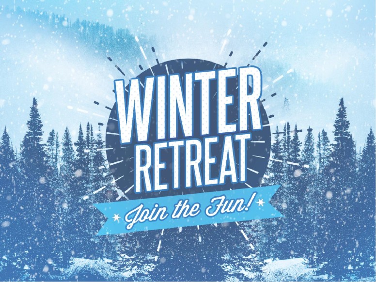 Winter Retreat Snowy Church PowerPoint