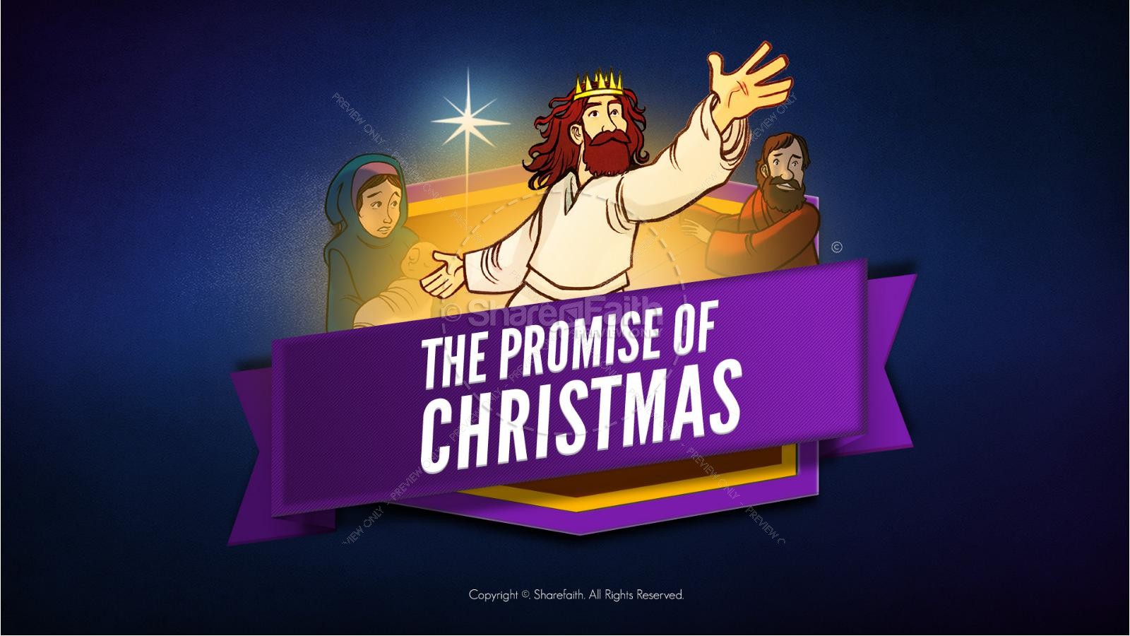 The Promise of Christmas Kids Bible Story | slide 1